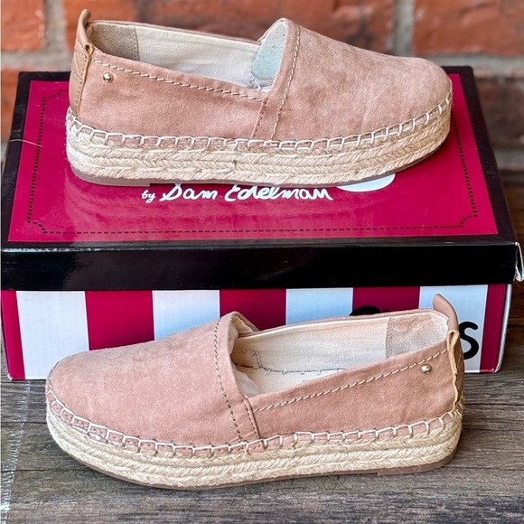 Sam Edelman Shoes - Circus by Sam Edelman Camdyn Blush Pink Espadrille Slip Ons Flats Sz 6M NIB